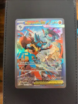 Pokemon TCG Mega Lucario EX 179/132 Mega Evolution Special Illustration Rare NM - Image 1