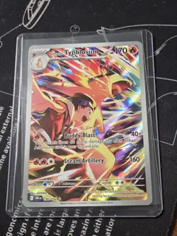 Pokemon TCG Ethan's Typhlosion 190/182 Sv10: Destined Rivals Illustration Rare - Image 2