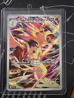 Pokemon TCG Ethan's Typhlosion 190/182 Sv10: Destined Rivals Illustration Rare - Image 3