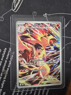 Pokemon TCG Ethan's Typhlosion 190/182 Sv10: Destined Rivals Illustration Rare - Image 5
