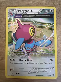 Pokemon Porygon-Z 130 HP Holo Rare XY Ancient Origins 67/98 Θ Stop English - Image 1