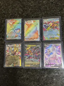 Pokemon Bundle Giratina, Mewtwo, Pikachu, Melmetal, Mega Starmie V, V Max, EX - Image 1