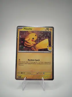 Pokemon TCG Pikachu Cosmo Holo- Pokemon Day 2026, Near Mint - Image 1