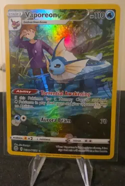 Pokemon Vaporeon TG02/TG30 Brilliant Stars Ultra Rare Holo 110 HP - Image 1