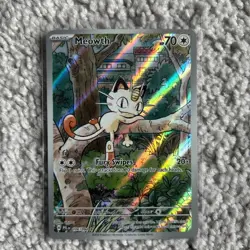Pokemon TCG ME02: Phantasmal Flames Meowth 106/094 Illustration Rare NM/M - Image 1