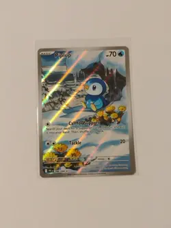 Pokemon TCG Piplup 98/94 Illustration Rare Phantasmal Flames - Image 1