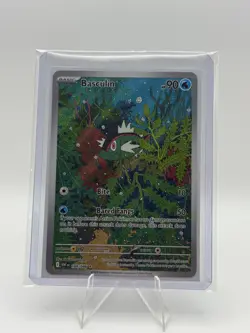 BASCULIN 2025 POKEMON WHITE FLARE ILLUSTRATION RARE HOLO 108/086 - Image 1