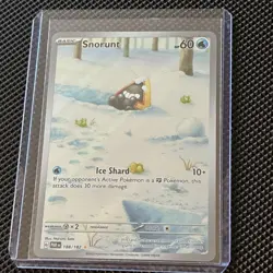 Pokemon TCG Snorunt 188/182 SV04 Paradox Rift Illustration Rare Holo English - Image 3