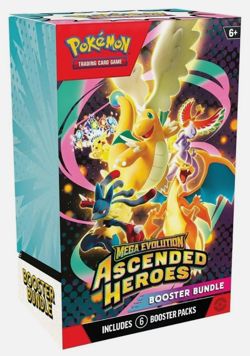 Pokemon TCG Mega Evolution—Ascended Heroes Booster Bundle 6 Packs English 2025 - Image 1