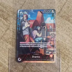 Bandai One Piece Shanks Leader OP09-001 Alt Art Holo English PSA Promo - Image 1