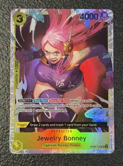Jewelry Bonney OP08-105 SR Two Legends Counter +1000 One Piece CCG Foil Namco - Image 1