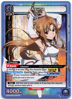 Asuna SR UE07BT/SAO-1-037 Foil Union Arena: Sword Art Online - Image 1