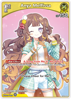 Anya Melfissa 32 Cards Deck hololive OFFICIAL CARD GAME ENGLISH - Image 5