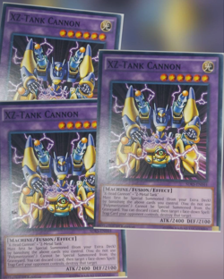 3 Pack of Yugioh XZ-Tank Cannon SDKS-EN044 Trading Card Game - Image 1
