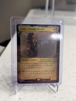 Lotho, Corrupt Shirriff [664] - Showcase Scrolls - Foil - Near Mint - MTG - LoTR - Image 1