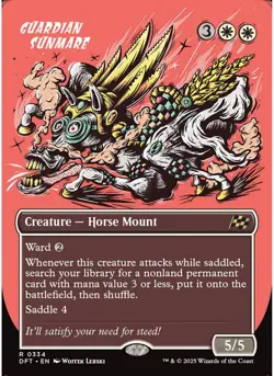 Guardian Sunmare (Borderless) 334 MTG NM - Aetherdrift - Image 1