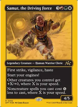 Samut, the Driving Force (First-Place Foil) (Foil) 492 MTG NM - DFT - Image 1