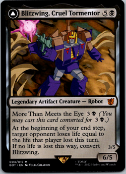 Blitzwing, Cruel Tormentor Universes Beyond: Transformers NM - Image 1