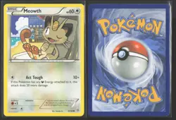 Meowth 61/98 Common Ancient Origins Pokemon Near Mint - Image 3