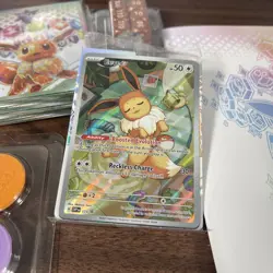 Opened Pokemon Prismatic Evolutions Elite Trainer Box (ETB) NO Packs With Prom - Image 2