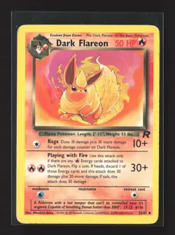 Pokemon Team Rocket #35/82 Uncommon Dark Flareon - Image 1