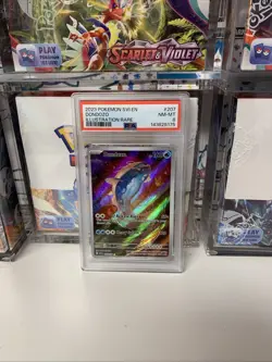 Pokemon Dondozo TCG Illustration Rare Card 207/198 Scarlet & Violet PSA 8 - Image 1