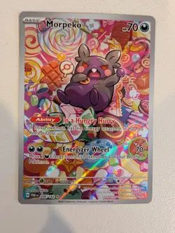 Morpeko 206/182 Paradox Rift Illustration Rare Pokemon TCG Card - Image 1