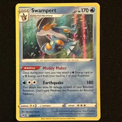 Swampert 064/264 Holo Rare - Fusion Strike - Pokemon TCG 2021 - Near Mint - Image 1