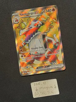Pokemon Paldea Evolved - Skeledirge Ex - 233/193 - Full Art Rare - M/NM - Image 3