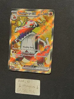 Pokemon Paldea Evolved - Skeledirge Ex - 233/193 - Full Art Rare - M/NM - Image 4