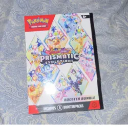 Pokemon TCG Prismatic Evolutions Booster Bundle 6 Packs English 60 Cards 2025 - Image 1