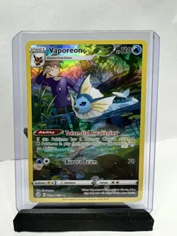 NM Pokemon Brilliant Stars Trainer Gallery English Vaporeon TG02/TG30 Holo Rare - Image 1