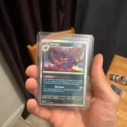 Pokemon Gengar SM29 Promo Holo Card SM Black Star Mind Jack 130 HP - Image 1