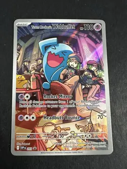 Team Rocket's Wobbuffet 203 Sv: Scarlet & Violet Promo Cards Holo - Image 1