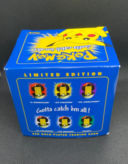 1999 Pokemon Pikachu Burger King 23K Gold Plated Card w/ Pokeball *NIB* - Image 3