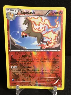 Rapidash 15/106 Recerse Holo Flashfire Card TCG English 2014 Pokemon - Image 1