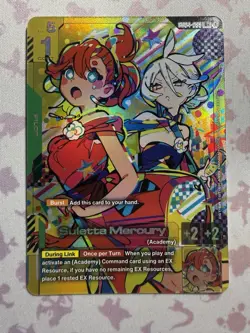Suletta Mercury (R+) - Phantom Aria (GD04) GUNDAM CARD GAME ENGLISH NM ALT ART - Image 1