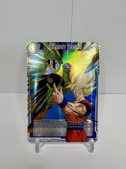 Dragon Ball Super Card Game Senzu Bean Gold Stamped BT1-053 C Foil NM Goku, Cell - Image 1