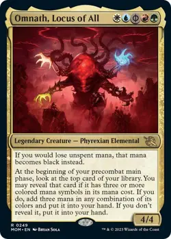 NM Omnath, Locus of All, MTG, March of the Machine, Magic the Gathering, 249 - Image 1