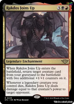 Rakdos Joins Up [OTJ - 225] - NM [Foil] TCG MTG - Image 1