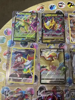 Pokemon Mixed Card Lot, 16 Cards TCG, V, Vmax, Vstar, AR, EX! Mint, Nintendo! 👑 - Image 2