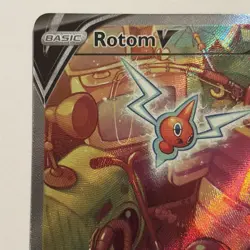 Pokemon TCG Card Rotom V 177/196 Lost Origin Full Art Alternate Art - NM - Image 2