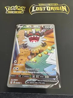 Galarian Perrserker V Alternate-Art Ultra Rare POKEMON CARD LOST ORIGIN 184/196 - Image 1