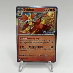 Delphox MEP 074 - Prerelease Stamped Promo - Pokemon TCG: Chaos Rising - MP - Image 1