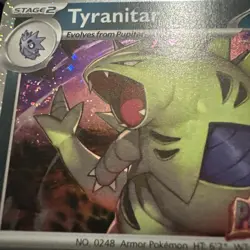 Pokemon TCG: Tyranitar 135/193 - Paldea Evolved Cosmos holo - NICE SWIRL 🌀 - Image 1
