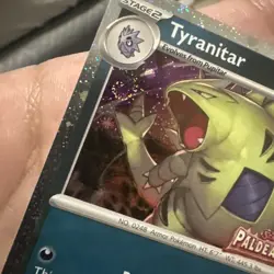 Pokemon TCG: Tyranitar 135/193 - Paldea Evolved Cosmos holo - NICE SWIRL 🌀 - Image 3
