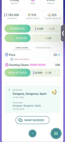 Pokemon Go Shiny Togepi Flower Crown - Image 2