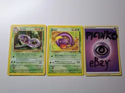 Pokemon - 2x Evo Line Bundle - 46/62 + 31/62 - Fossil - Regular - LP+HP - Image 1