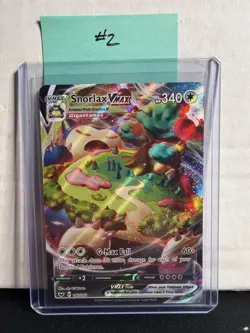 Snorlax VMAX 142/202 Sword & Shield Pokemon TCG Mint Condition! - Image 3