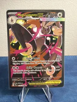 Pokemon TCG Mega Lopunny Ex SIR Phantasmal Flames Special Illustration - Image 1